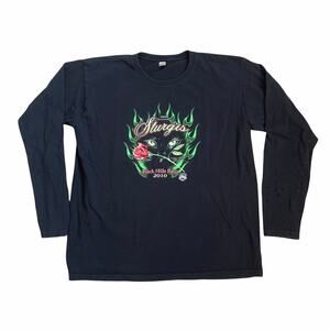 2010 Sturgis Black Hills Rally Long Sleeve Tee XL
